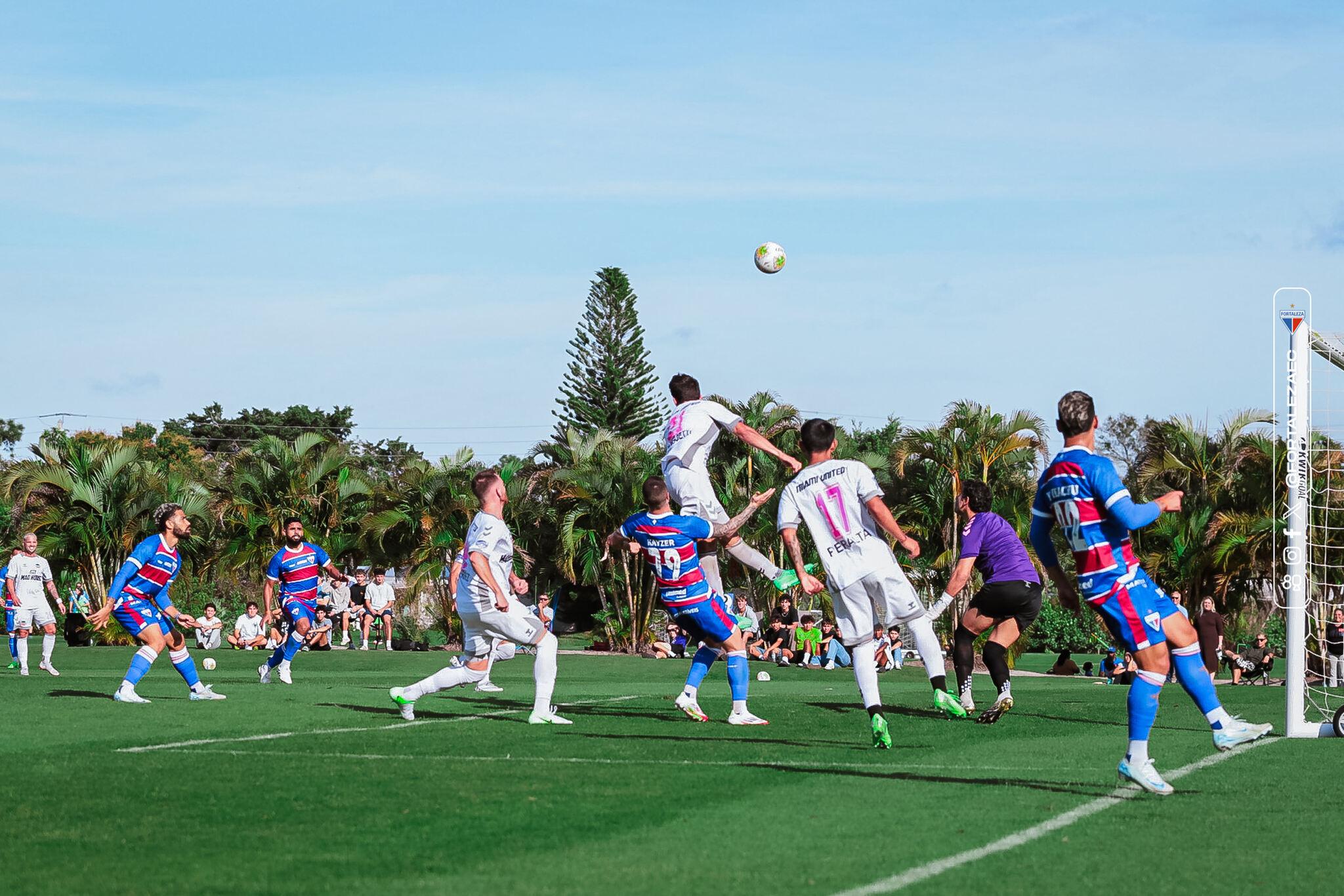 Fortaleza perde para o Miami United nos Estados Unidos no primeiro jogo ...